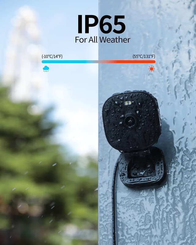 Thumbnail 6 de VIM TAG 2,5K telecamera Wi‑Fi interna/esterna con visione notturna a colori, faro e allarme (4 pezzi)