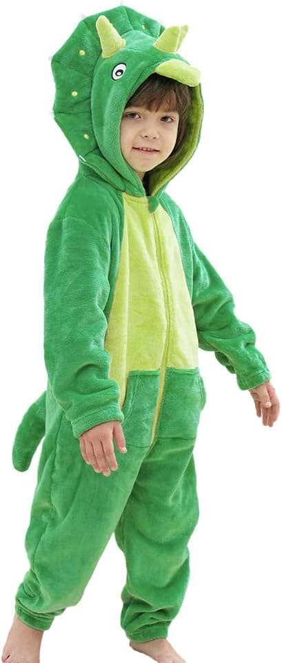 Thumbnail 6 de Déguisement dinosaure Tricératops LOLANTA en surpyjama à capuche pour enfant