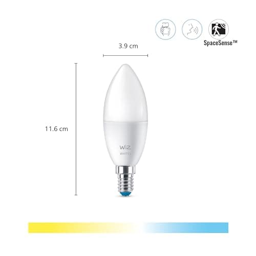 Detalle de WiZ Bombilla LED inteligente E14 4,9W