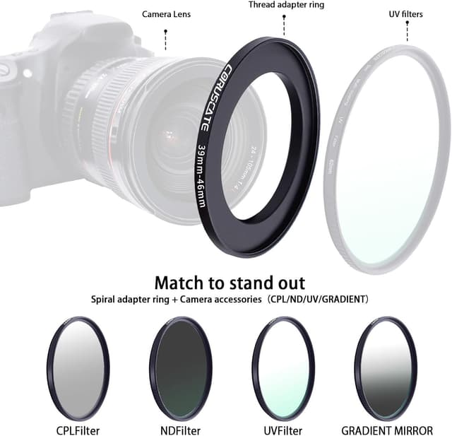 Thumbnail 4 de CORUSCATE 39mm auf 46mm Adapter Ring