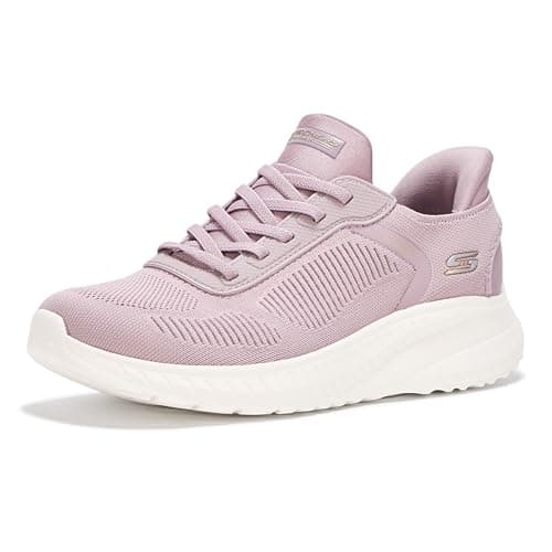 Detalle de Skechers Bobs Squad Chaos Current Muse zapatillas lavanda 4 UK