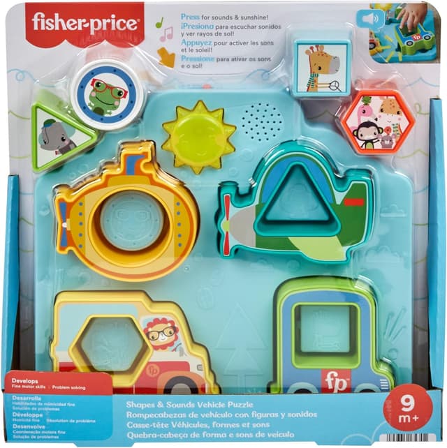 Thumbnail 5 de Fisher-Price HRP31 Puzzle Véhicules Animaux