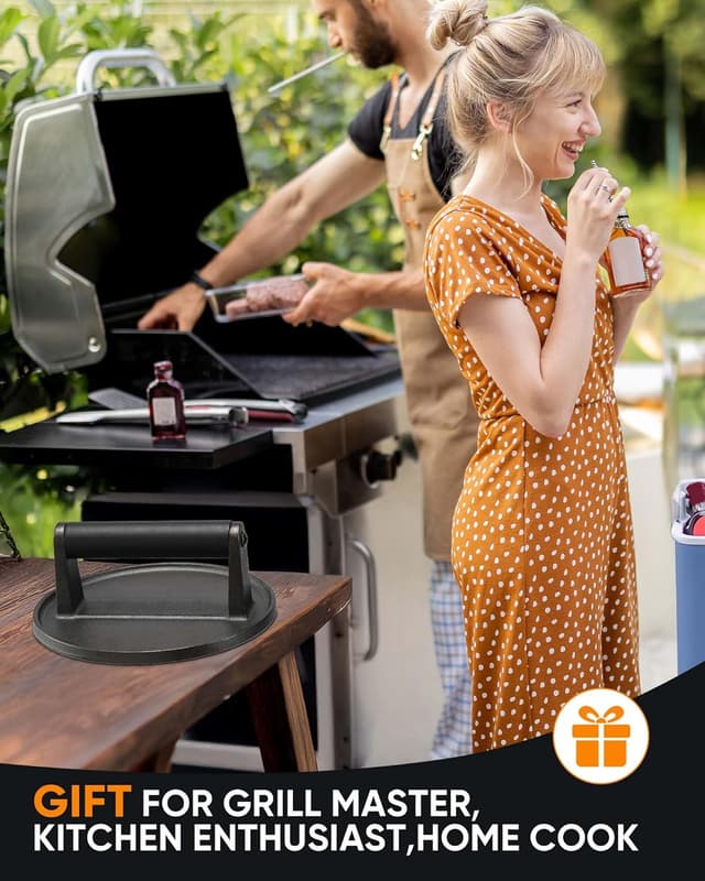 Thumbnail 6 de HULISEN 6.5 inch smashed burger press