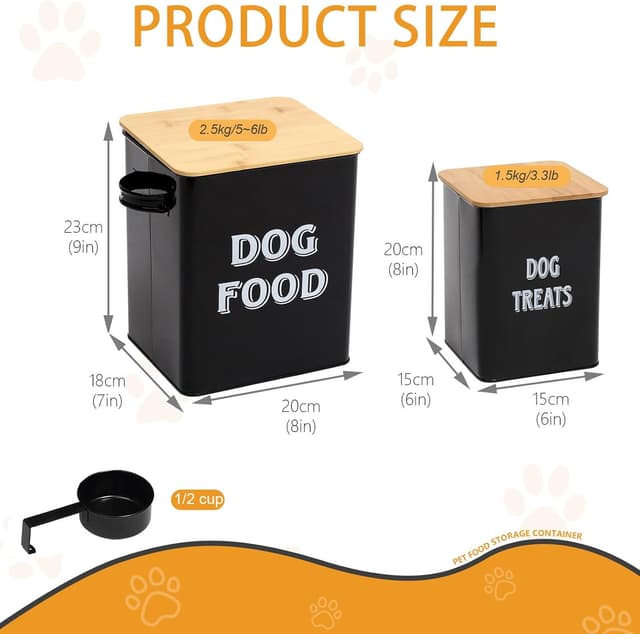 Thumbnail 4 de Dog Food Storage Containers Set with Scoop