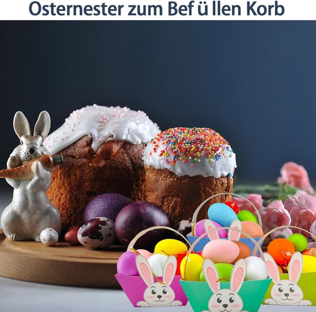 Thumbnail 4 de KEELYY Osterkörbchen Kinder 12 Stück