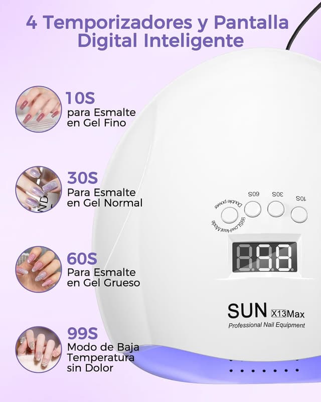 Thumbnail 1 de NAILGIRLS Lámpara Uñas LED 220W