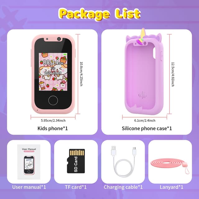 Thumbnail 6 de Ashfly Smartphone Bambini 2,4 pollici