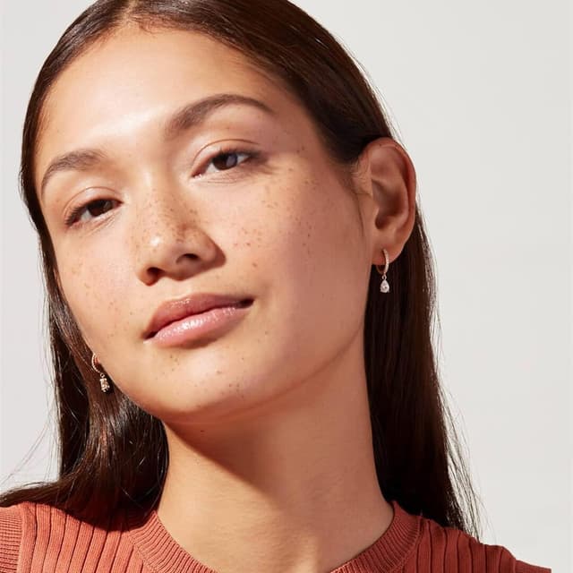 Detalle 2 de MASOP Ohrringe Silber 925 925 Creolen mit Zirkonia