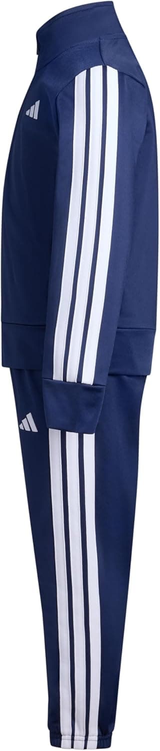 Detalle de adidas Boys’ 2-Piece Full-Zip Jacket and Jogger Set