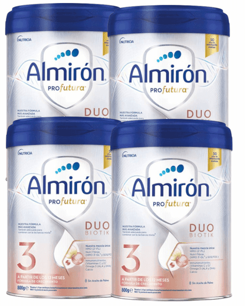 Imagen de Almirón Duobiotik 3 Leche Profutura 4x800 g 🍼 en OfertitasTOP