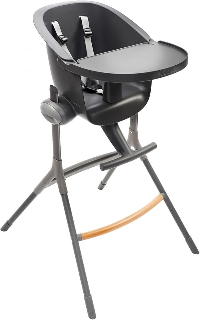 Detalle 2 de Béaba cuscino per seggiolone ergonomico grigio, compatibile con seggiolone