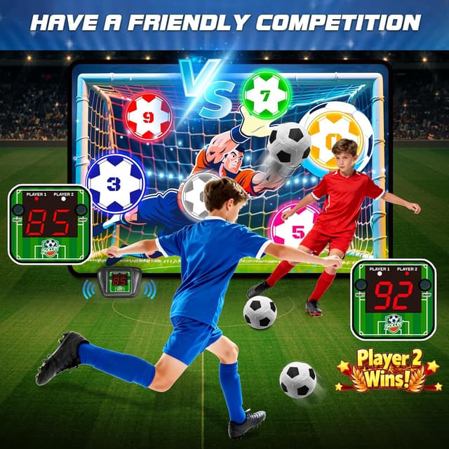 Thumbnail 5 de Electronic scoring football toy set 2 modes