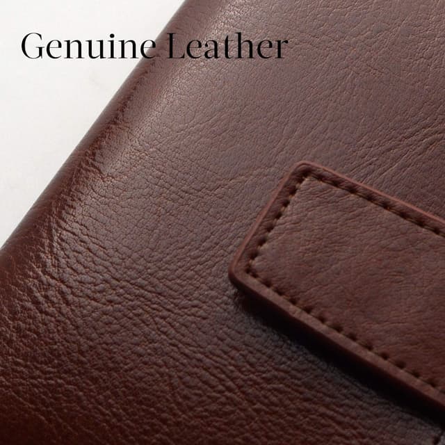 Detalle 2 de Small Leather Purse for Women RFID Blocking Bifold Wallet with ID Window