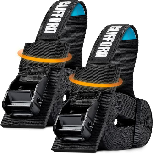 Detalle de CLIFORD Sicherheits-Spanngurt „Extra Breit“ 38 mm – Druckverteilender Zurrgurt nach EN12195-2