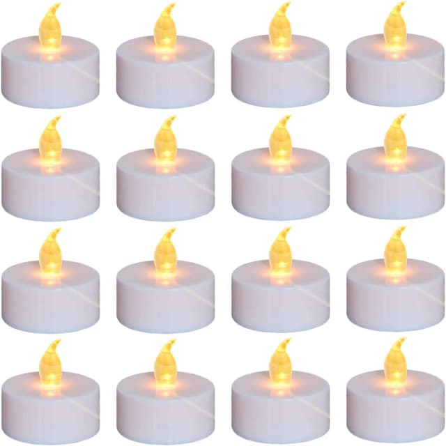 Detalle de Nancia flammenlose Teelichter 24er-Pack 🕯