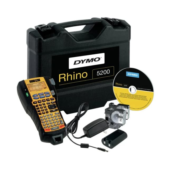 Detalle de Dymo Rhino 5200 Kit de etiquetadora industrial con estuche rígido