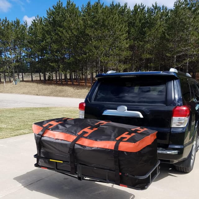 Thumbnail 6 de SUNORCHID Heckbox für Anhängerkupplung 150 x 61 x 61 cm (566 l) aus 600D PVC – wasserdichte Falt-Gepäckbox