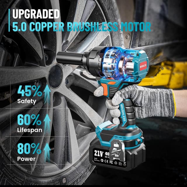 Thumbnail 2 de TaskStar Cordless Impact Wrench 1200N·m
