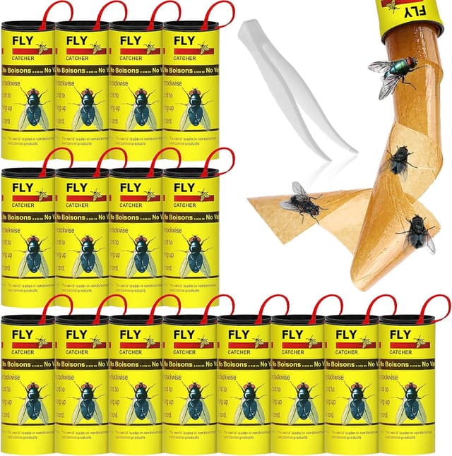 Detalle de Haimist Fliegenfänger 16 Stück, 5,4 cm
