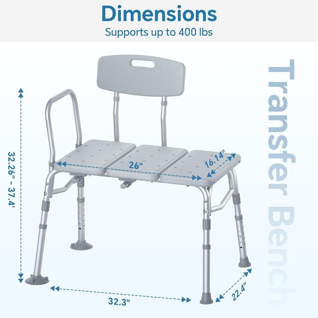Thumbnail 6 de HOMLAND Tub Transfer Bench 400 lbs ⚙