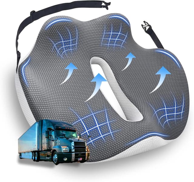 Detalle de Japiroc X-Large seat cushion for truck drivers 20.08