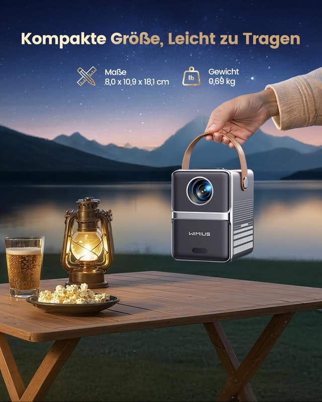 Thumbnail 6 de Mini Beamer 4K P61 PRO Full HD 1080P