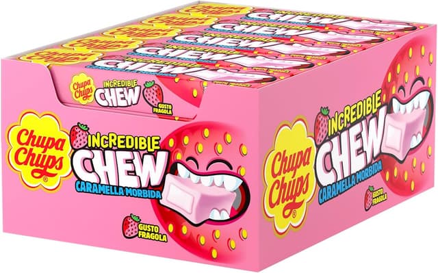 Detalle de Chupa Chups Incredible Chew 20 stick 🍬