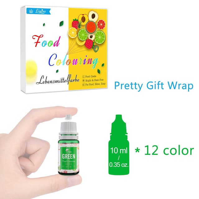 Thumbnail 6 de Lebensmittelfarbe 12×10 ml Flüssigfarben für Backen 🎨