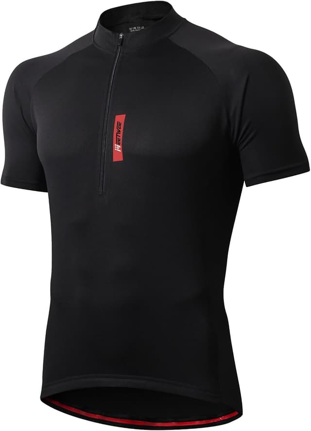 Detalle de FEIXIANG maglia ciclismo maniche corte con zip lunga e 3 tasche off-road