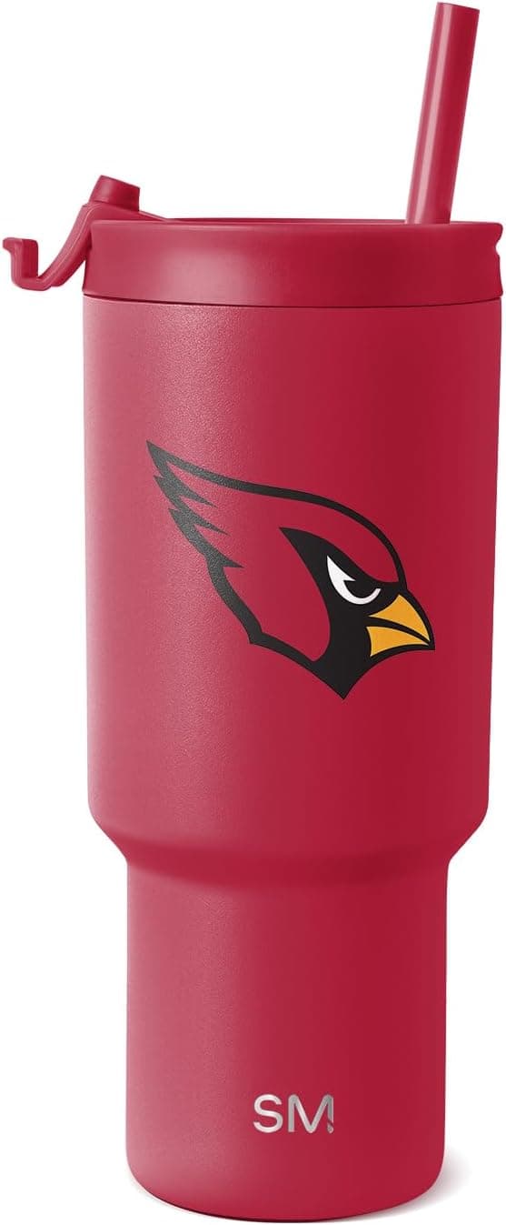 Detalle de Simple Modern Officially Licensed NFL 30oz Tumbler with Flip Lid and Straws (Trek Collection)