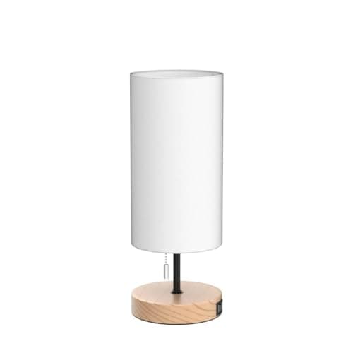 Detalle 2 de Aigostar Lámpara de Mesa con 2 USB 🪔