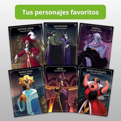 Detalle de Ravensburger Disney Villainous (edición en castellano) – juego de mesa de villanos para 2 a 6 jugadores, +10 años