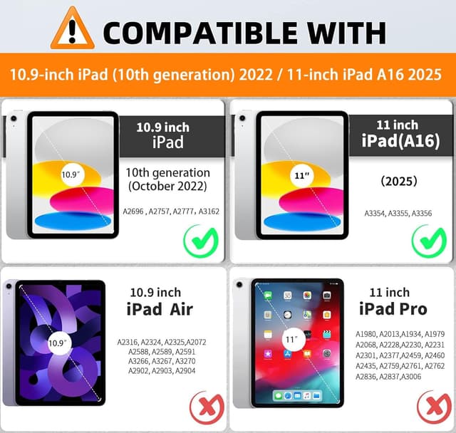 Detalle de CXTCASE CXTCASE Hülle iPad 11 Zoll A16