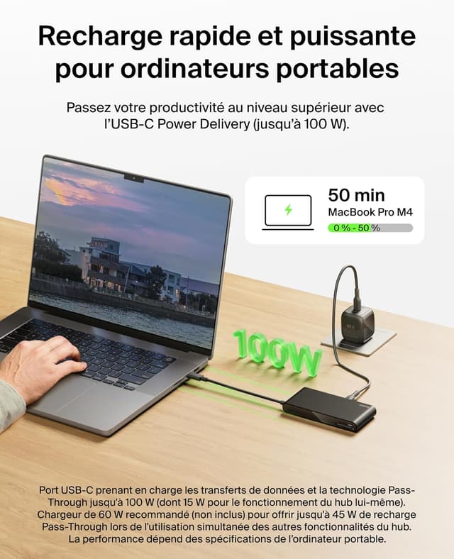 Thumbnail 3 de Belkin Connect Hub USB C 8-en-1