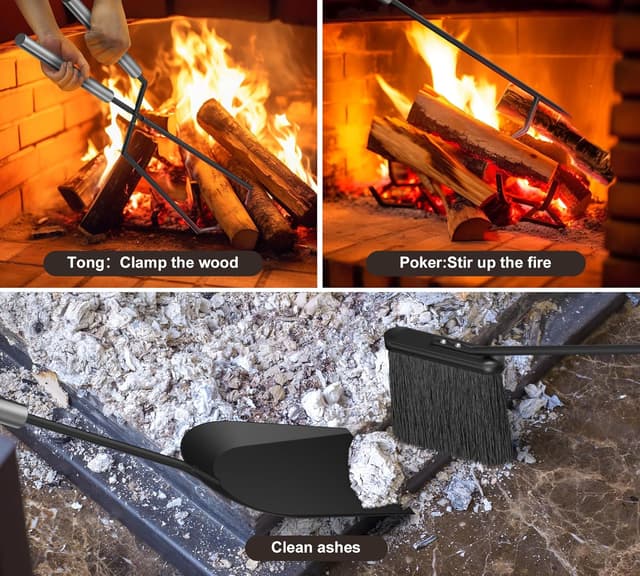 Thumbnail 5 de HFHOME Log Store Indoors 2‑Tier 78 x 46 cm