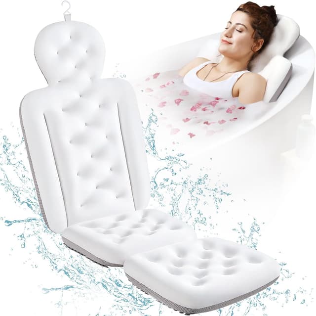 Imagen de Full Body Bath Pillow 51" x 16" for Tub en OfertitasTOP