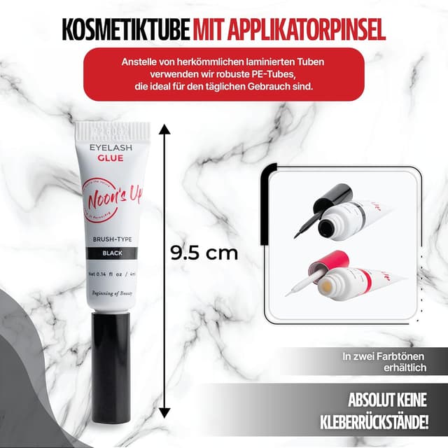 Thumbnail 5 de NOON'S UP Wimpernkleber 4 ml – wasserfest, hypoallergen 💄