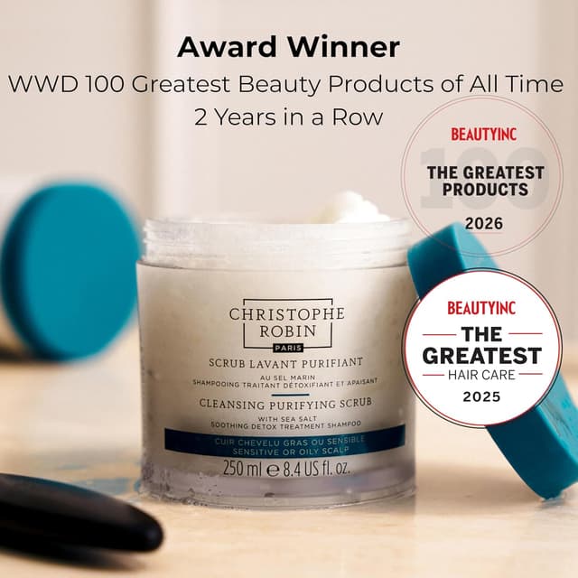 Detalle de Christophe Robin scrub cuir chevelu 250 ml