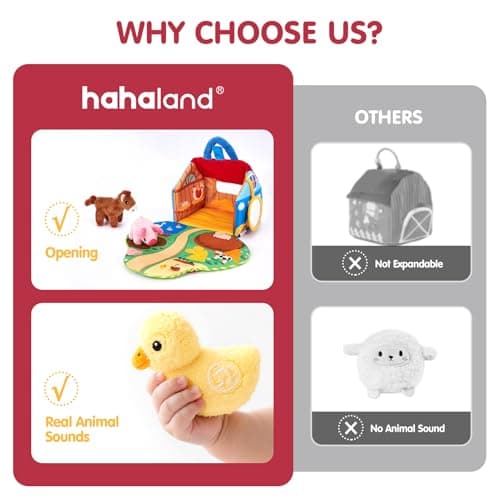 Thumbnail 7 de Hahaland granja de peluche 6 animales