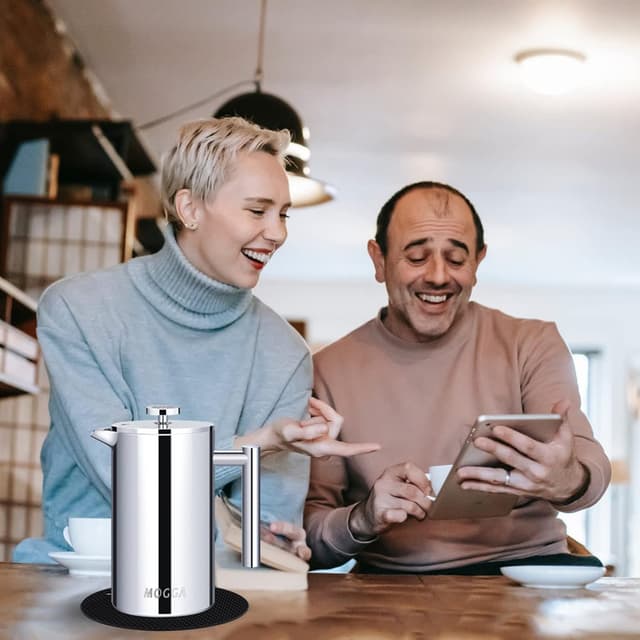 Detalle de MOGGA cafetiere French press 1000ml