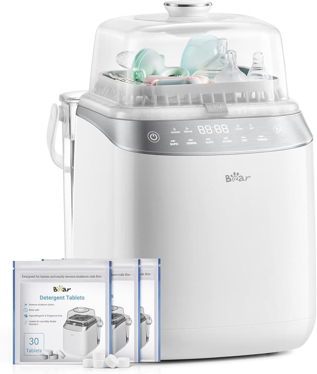Detalle de Bear Bottle Washer Pro baby bottle washer and steriliser