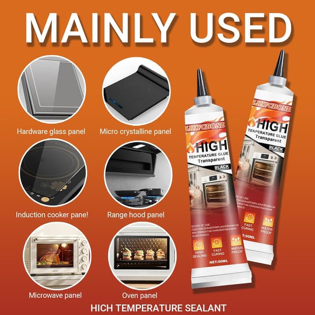 Thumbnail 4 de LIKFCBOND Pegamento Alta Temperatura 100 ml 650°C