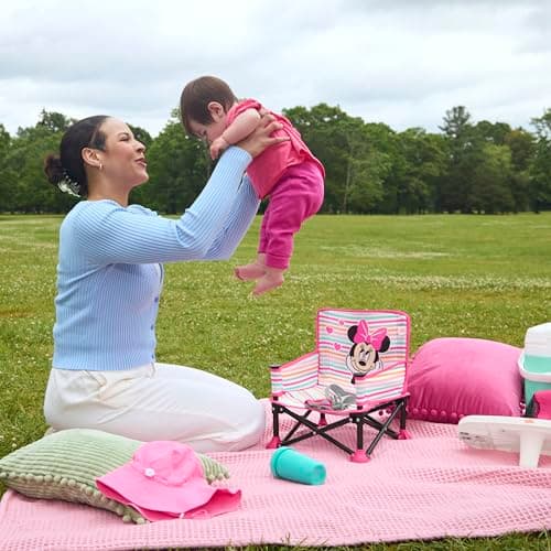 Thumbnail 8 de Bright Starts Pop 'N Sit Minnie Mouse, asiento portátil para bebé
