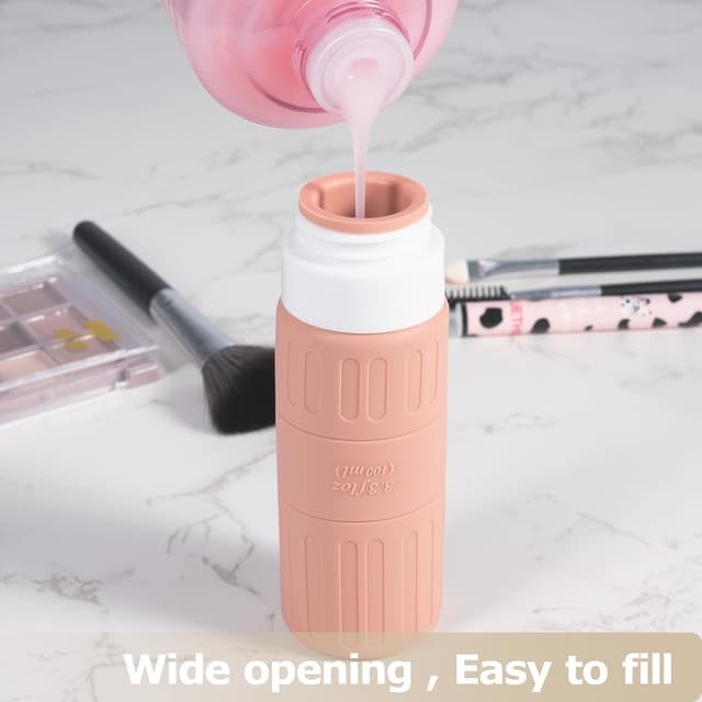 Detalle 2 de Carehabi Botellas de viaje 100 ml 5 unidades