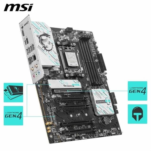 Detalle 2 de MSI B840 GAMING PLUS WIFI (AMD B840, AM5, DDR5, ATX) con WiFi 7 y 2.5GbE
