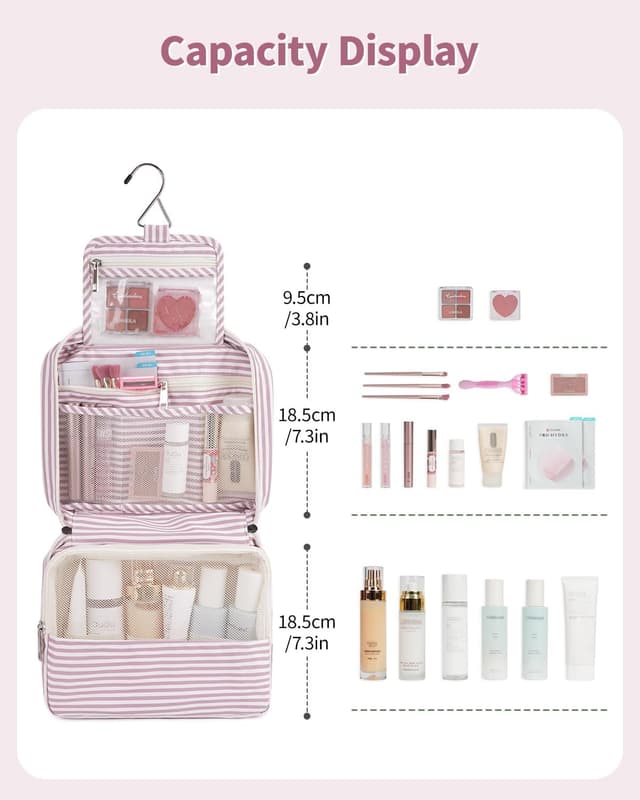 Thumbnail 1 de Narwey Beauty Case da Viaggio Rosa