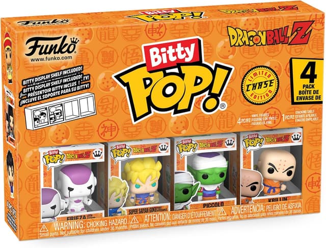 Detalle de Funko Bitty Pop! DBZ 4PK (Kid Buu, Vegito, Majin Vegeta) mini figura misteriosa