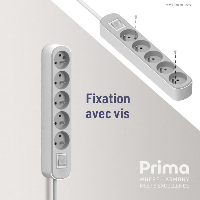 Detalle 2 de Electraline 32022 multiprise 5 prises 16 A