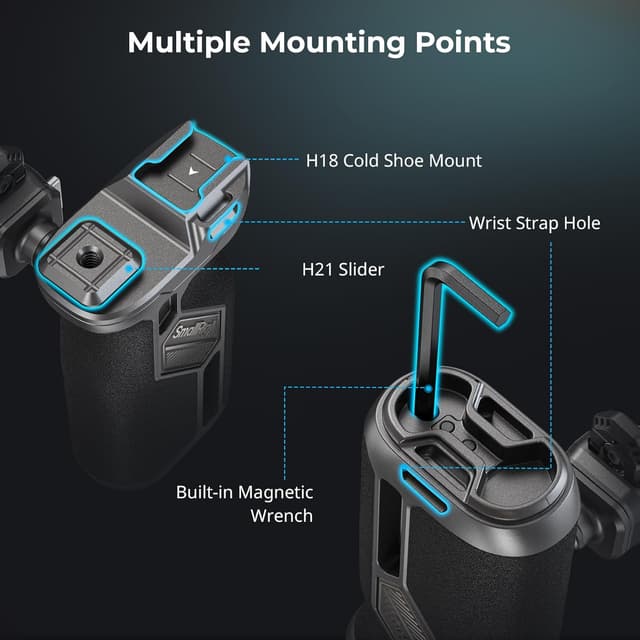 Thumbnail 2 de SMALLRIG 4485 Maniglia laterale NATO 15 kg