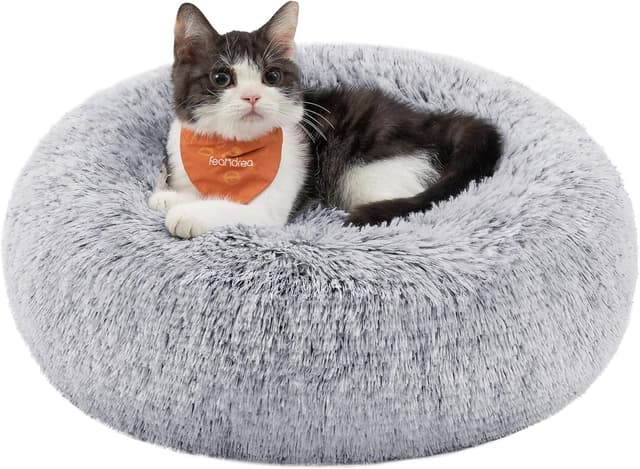Detalle de Feandrea PGW036G01 dog bed 40 cm grey ombré